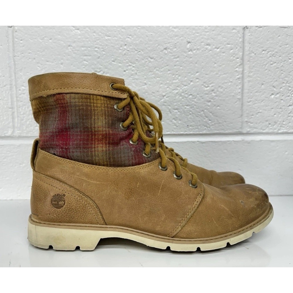 Timberland‎ Pendleton Bramhall Boot Brown Leather Plaid / Women's 9.5